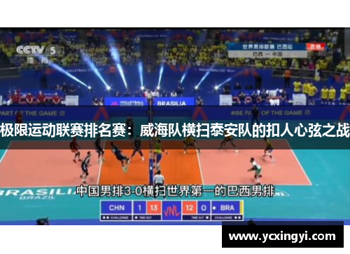 极限运动联赛排名赛：威海队横扫泰安队的扣人心弦之战
